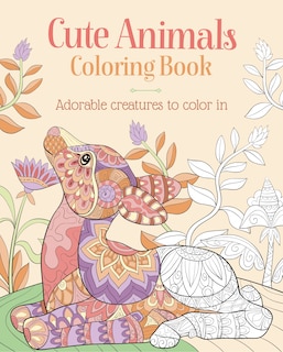 Front cover_Cute Animals Coloring Book