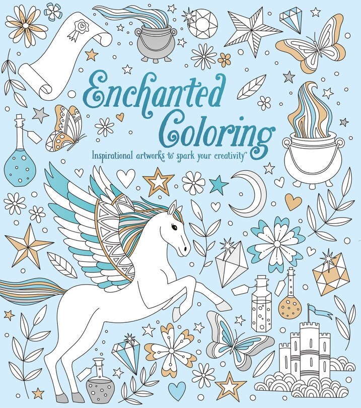 Front cover_Enchanted Coloring