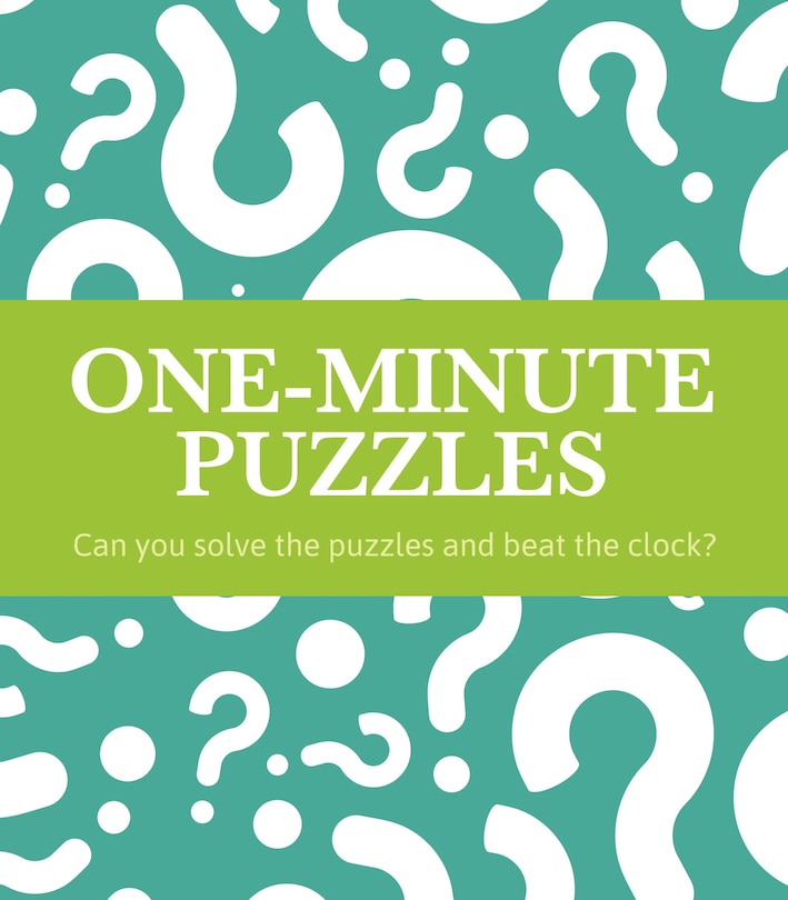 Couverture_ONEMINUTE PUZZLES