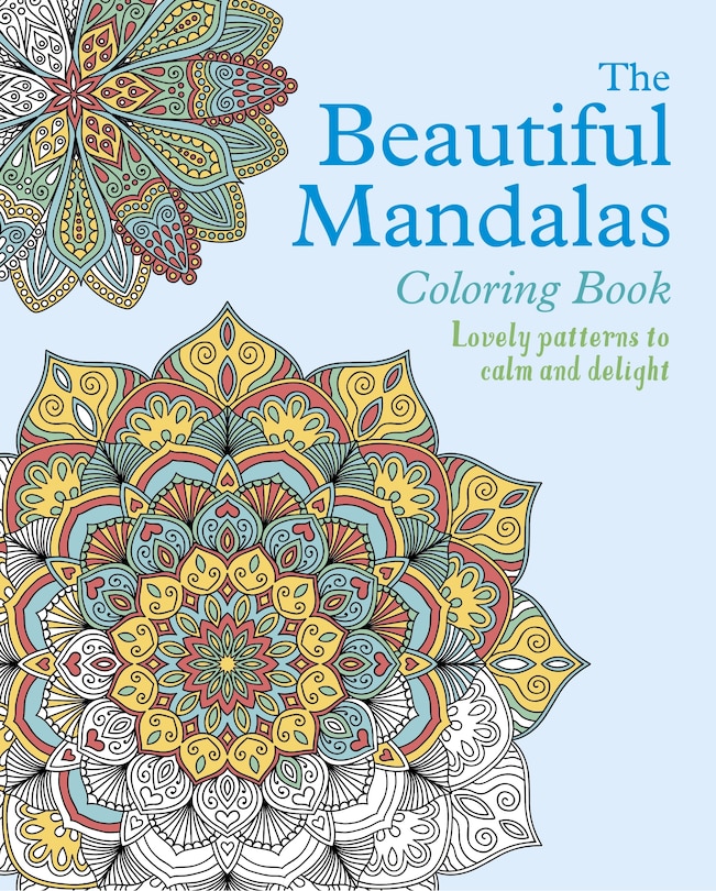 Front cover_The Beautiful Mandalas Coloring Book