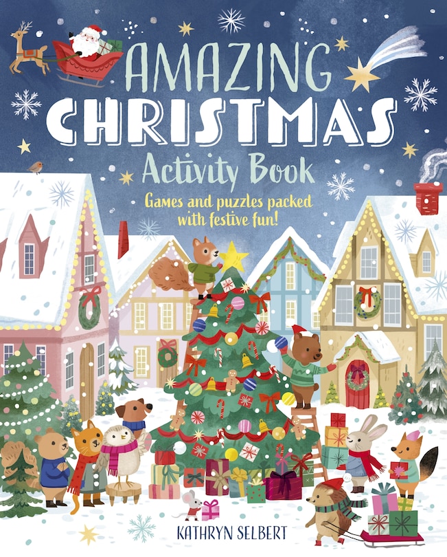 AMAZING XMAS ACTIVITY BK: Games and Puzzles Packed with Festive Fun!