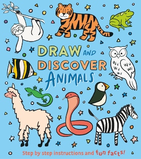 Couverture_DRAW & DISCOVER ANIMALS
