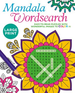 Front cover_Large Print Mandala Wordsearch