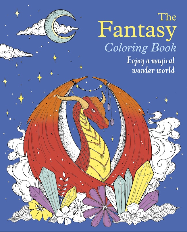 Front cover_The Fantasy Coloring Book