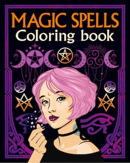 Front cover_Magic Spells Coloring Book