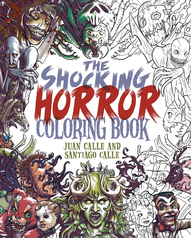Front cover_The Shocking Horror Coloring Book