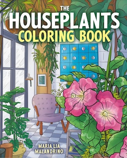 Front cover_The Houseplants Coloring Book