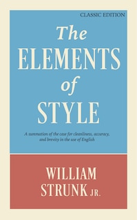 Front cover_ELEMENTS OF STYLE