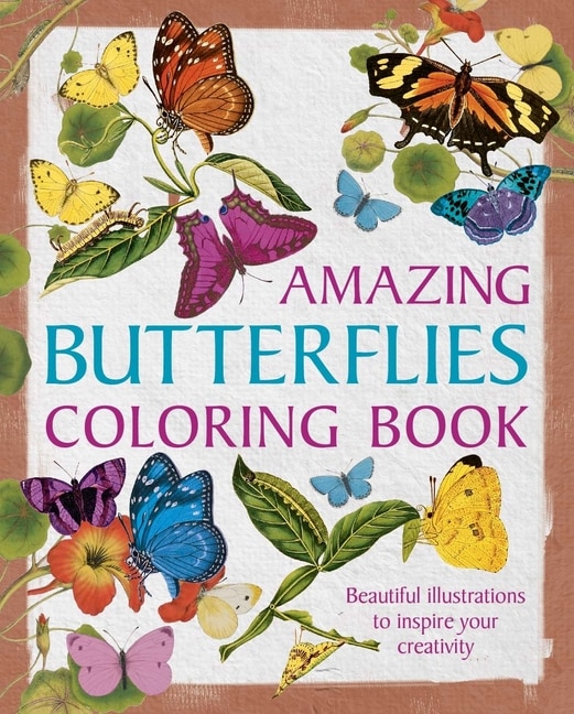 Front cover_Amazing Butterflies Coloring Book