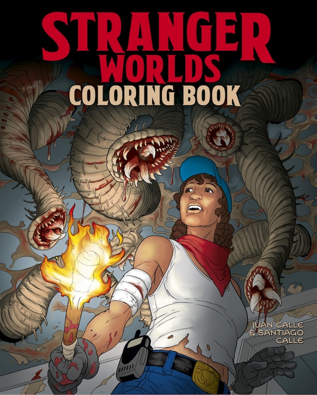 Front cover_Stranger Worlds Coloring Book