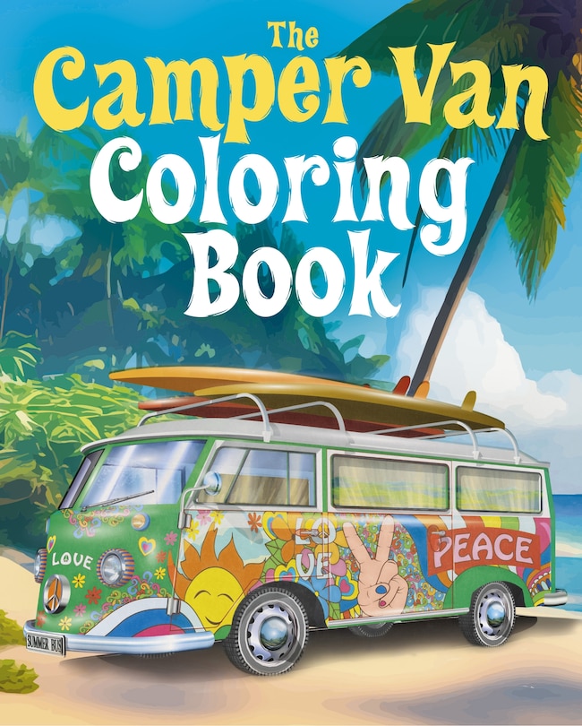 Front cover_The Camper Van Coloring Book