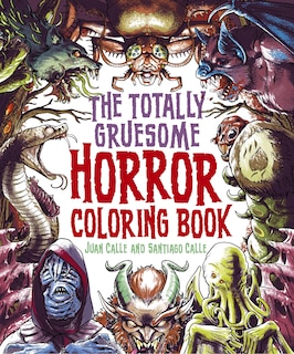 Front cover_The Totally Gruesome Horror Coloring Book