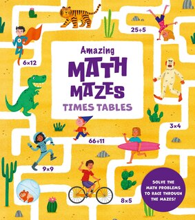 Front cover_Amazing Math Mazes: Times Tables
