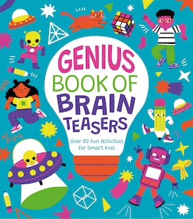 Front cover_Genius Book of Brain Teasers