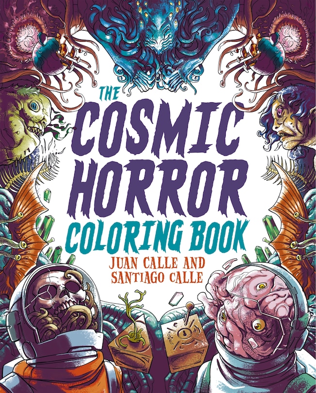 Front cover_The Cosmic Horror Coloring Book