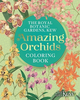 Front cover_The Royal Botanic Gardens, Kew Amazing Orchids Coloring Book