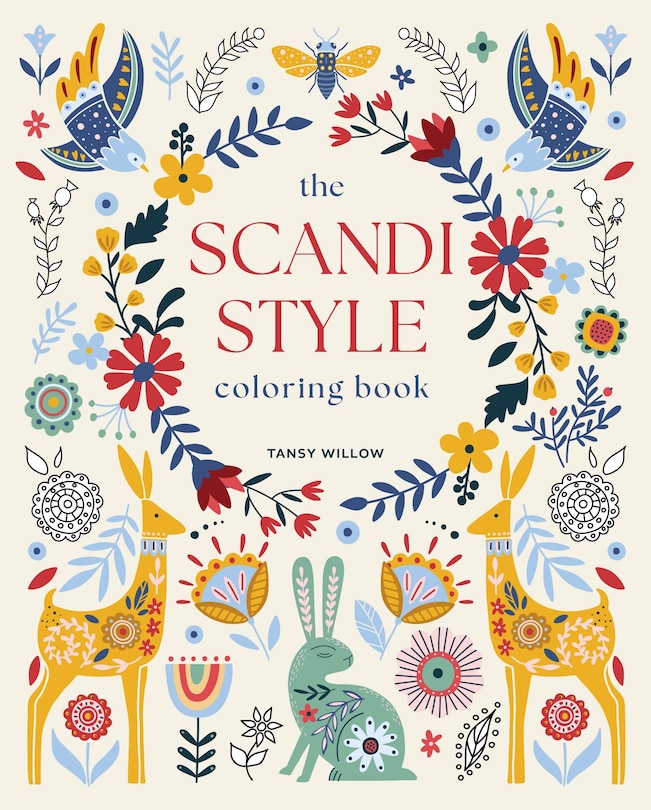 Front cover_The Scandi Style Coloring Book