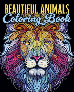 Front cover_Beautiful Animals Coloring Book