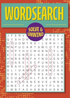 Front cover_Solve and Unwind: Wordsearch