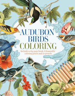 Front cover_Audubon Birds Coloring Kit