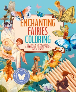 Front cover_Enchanting Fairies Coloring Kit