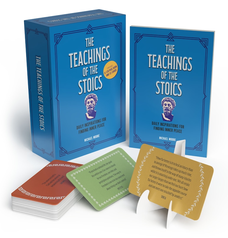 Front cover_The Teachings of the Stoics Book and Card Deck