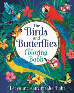 Couverture_The Birds and Butterflies Coloring Book