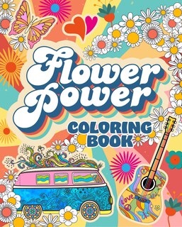 Couverture_Flower Power Coloring Book