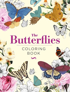 Front cover_The Butterflies Coloring Book