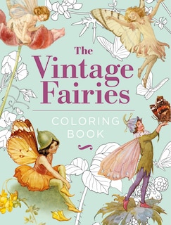 Front cover_The Vintage Fairies Coloring Book
