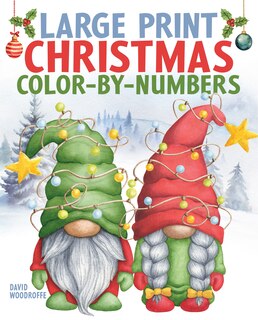 Front cover_Large Print Christmas Color-by-Numbers
