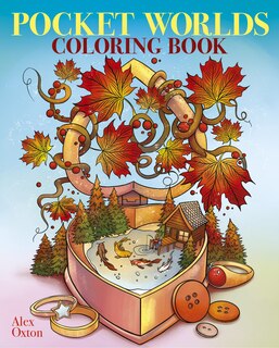 Couverture_Pocket Worlds Coloring Book