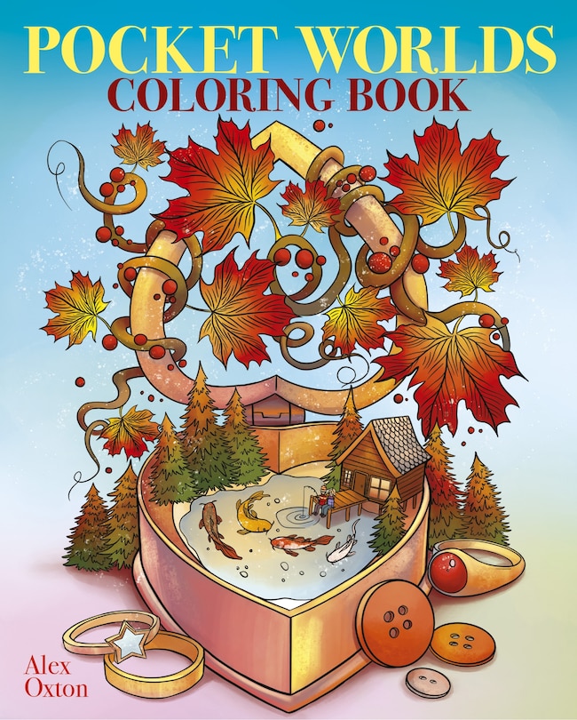Couverture_Pocket Worlds Coloring Book