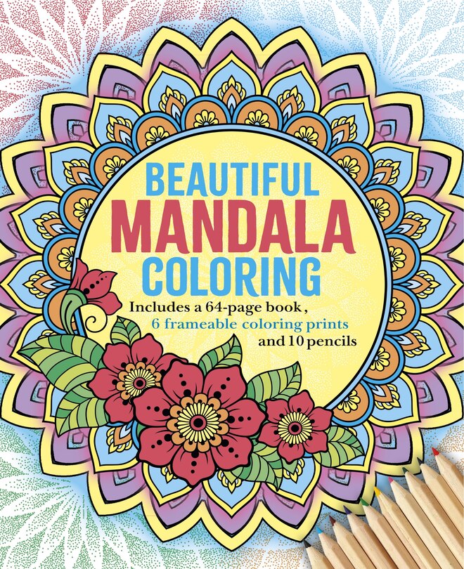 Front cover_The Beautiful Mandala Coloring Kit