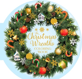 Front cover_The Christmas Wreaths Coloring Book