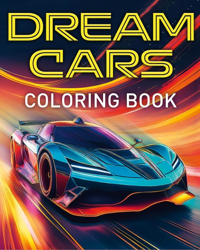 Couverture_Dream Cars Coloring Book