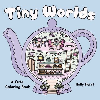 Couverture_Tiny Worlds Cute Coloring Book
