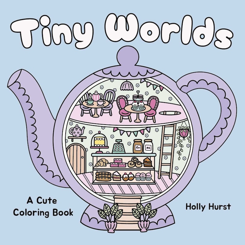 Couverture_Tiny Worlds Cute Coloring Book