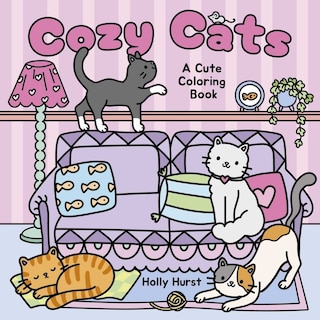 Couverture_Cozy Cats Cute Coloring Book