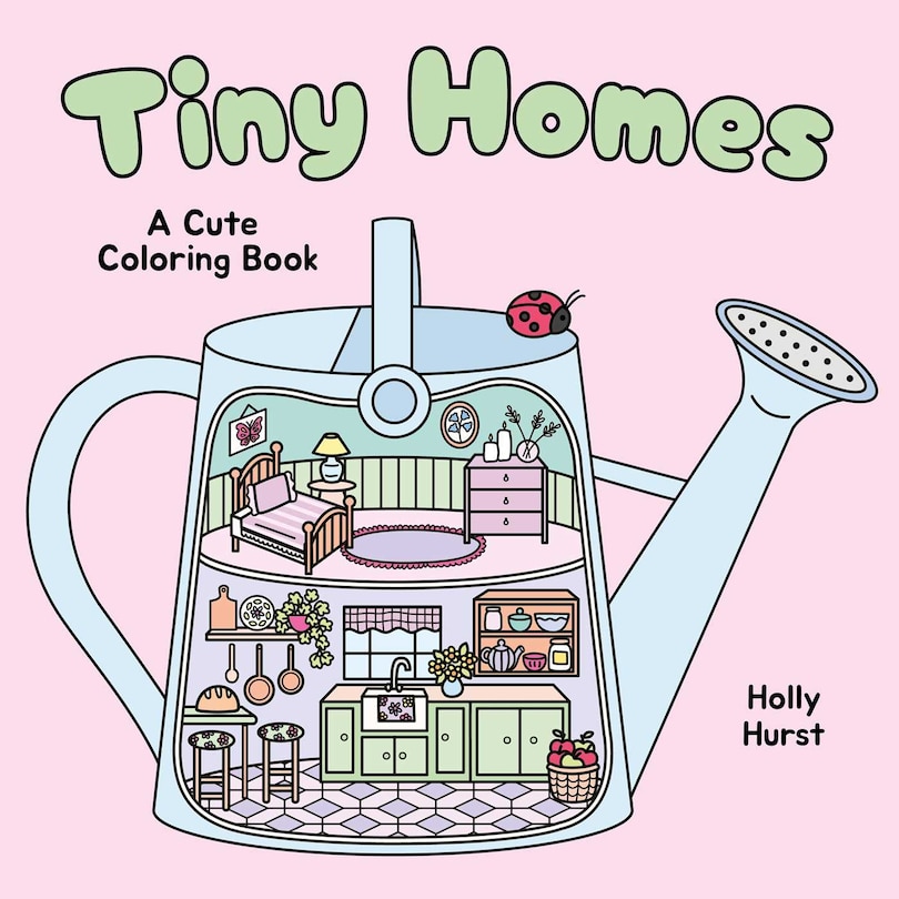 Couverture_Tiny Homes Cute Coloring Book