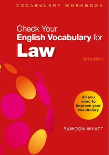 Front cover_Check Your English Vocabulary for Law