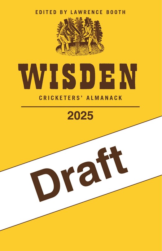 Front cover_Wisden Cricketers' Almanack 2025