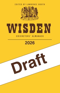 Couverture_Wisden Cricketers' Almanack 2026