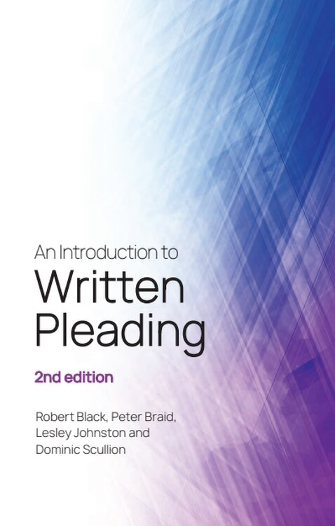 Couverture_An Introduction to Written Pleading