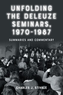 Front cover_Unfolding the Deleuze Seminars, 1970-1987