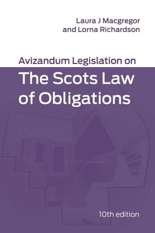 Couverture_Avizandum Legislation on the Scots Law of Obligations