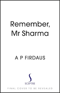 Front cover_Remember, Mr Sharma