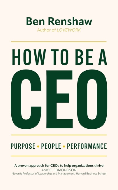 Front cover_How To Be A CEO