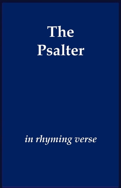 Couverture_The Psalter in Rhyming Verse