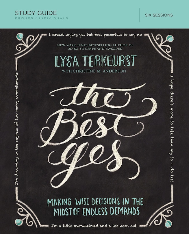 Front cover_The Best Yes Bible Study Guide